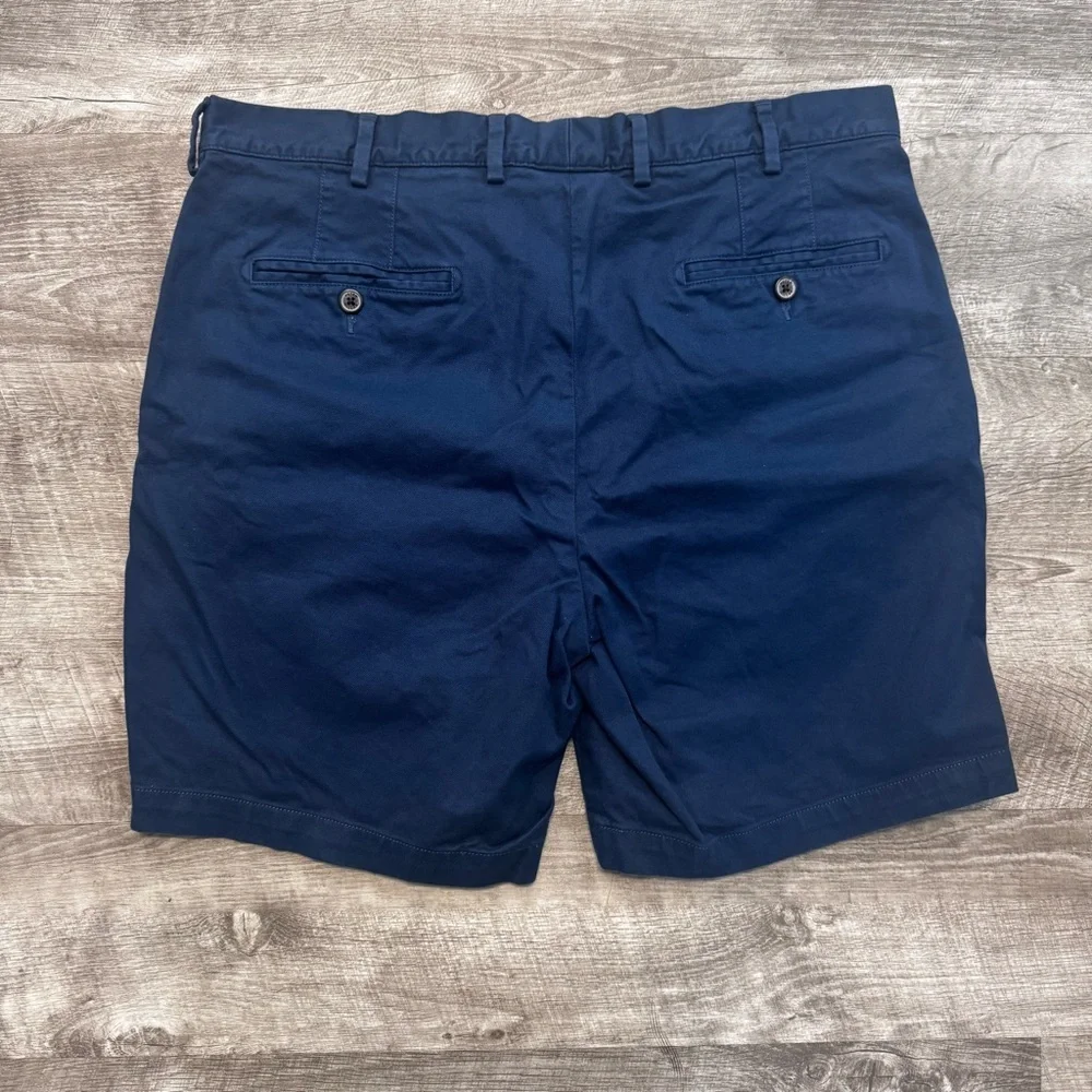 Peter Millar Crown Deep Blue Shorts Pima Cotton ME0B05 Mens Sz. 35